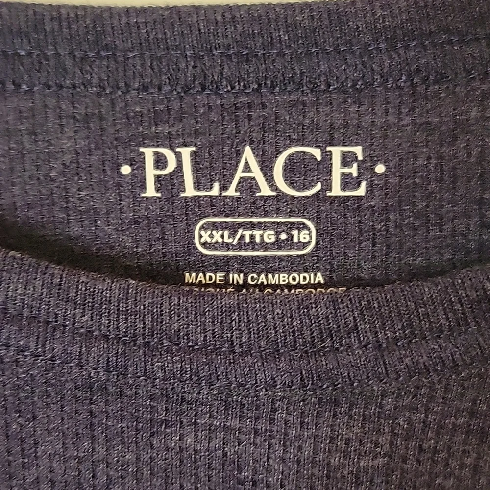Childrens Place navy gamer at work thermal xxl/16